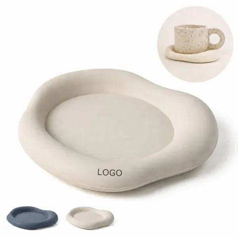Cloud Silicone Coaster with Non-Slip Heat-Resistant Surface