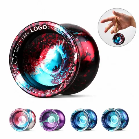 Multicolor Metal Core Yo-Yo for Beginners Responsive Return