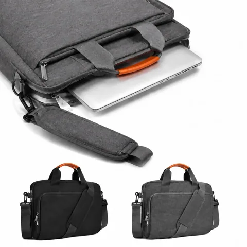 Layer Laptop Shoulder Bag Padded Computer Case for Travel 2