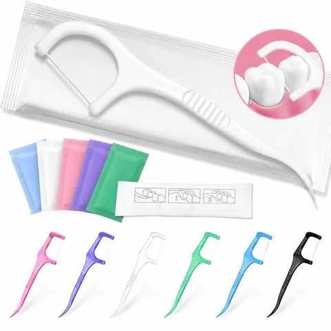 Individually Wrapped Dental Floss Picks for On-the-Go Oral 2