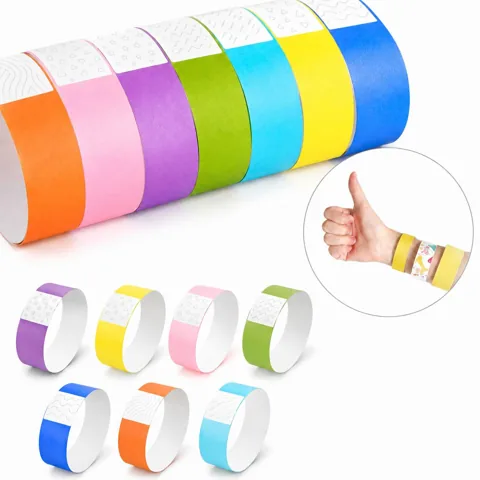 Customizable Spunbonded Polyethylene Wristbands for Event 2