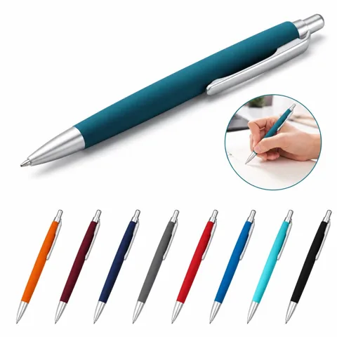 Comfort Grip Plastic Ballpoint Pen with Fine Point for Everyday Use 2
