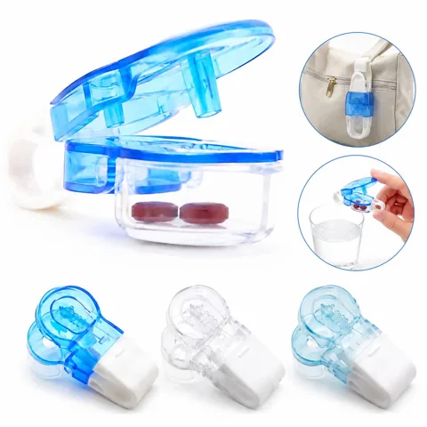 Pill Swallowing Cup with Built-In Holder for Easy Medication 2