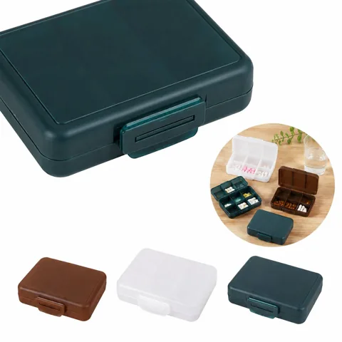 7-Day Portable Pill Organizer with Customizable Compartments 2