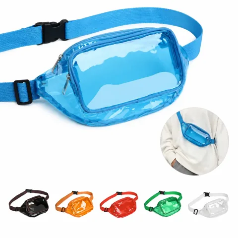 Clear PVC Fanny Pack with Adjustable Strap 2