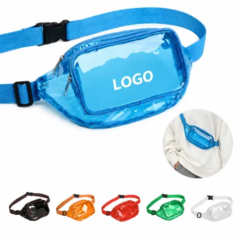 Clear PVC Fanny Pack with Adjustable Strap