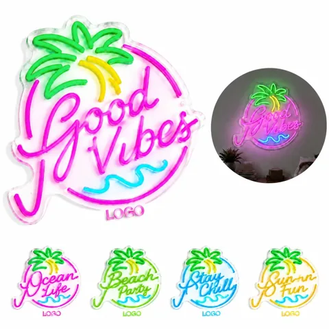 Customizable LED Neon Sign for Wall Decor, Energy Efficient