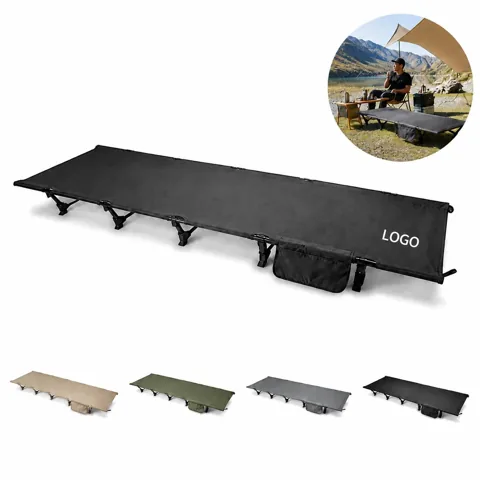 Oversized Folding Camp Cot for Adults, Heavy Duty Outdoor