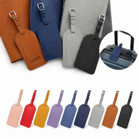 Slim Passport Holder & Detachable Luggage Tag Set with Added Functionality