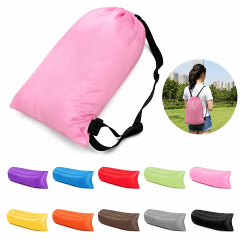 Portable Inflatable Lounger Foldable Air Sofa for Camping 2