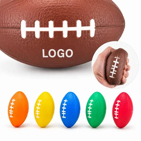 Elastic Foam Football Stress Ball, 3.3-Inch Squeeze Toy for Everyday Use