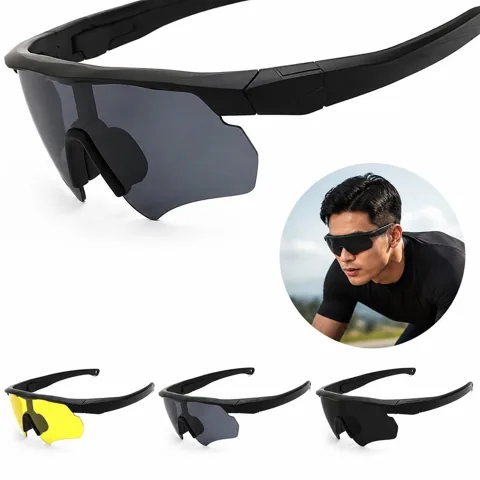 Flexible Sports Sunglasses with Polarized UV400 Lens 2