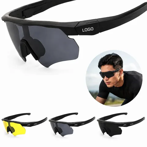 Flexible Sports Sunglasses with Polarized UV400 Lens