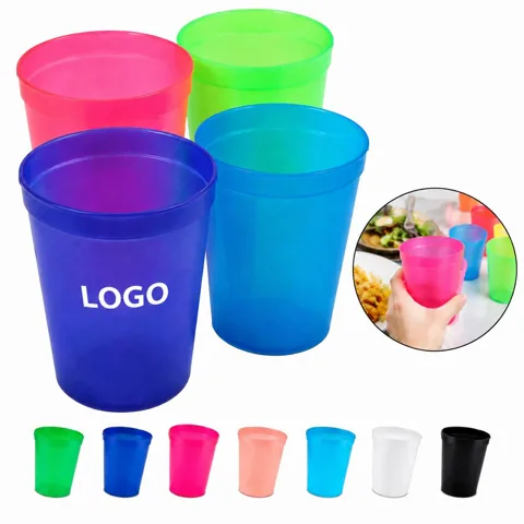 20 oz Reusable Stadium Cup, Clear Shatterproof Plastic