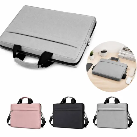 Eco-Friendly Laptop Shoulder Bag with Padded Compartments 2