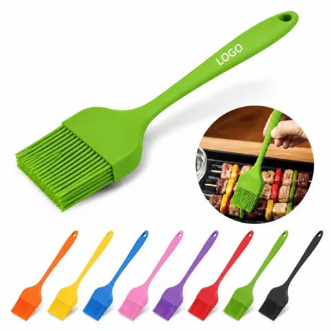 Heat-Resistant Silicone Basting Brush for Grilling &