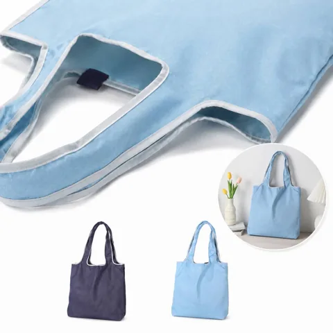 Denim Jacket Shopping Tote with Multi-Pocket Vest Style 2