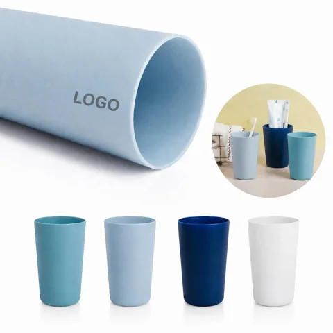 Eco-Friendly Wheat Straw Mouthwash Cup for Daily Oral Care