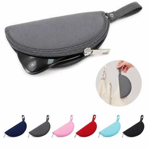 Zippered Foldable Mouse Pad Pouch with Smooth Surface for Everyday Use 2