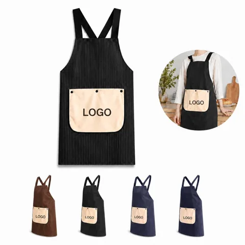 Waterproof Apron with Detachable Towel for Cooking &