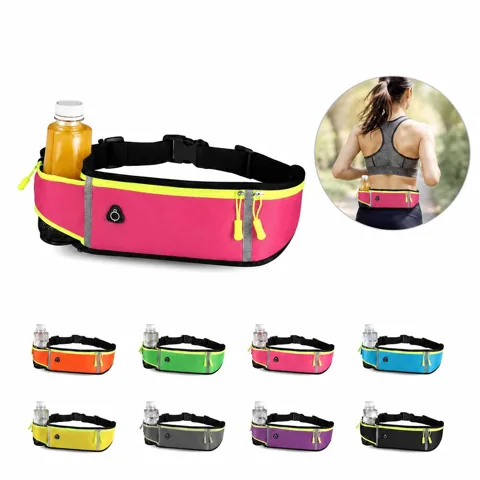 Adjustable Slim Running Waist Pack with Multiple 2