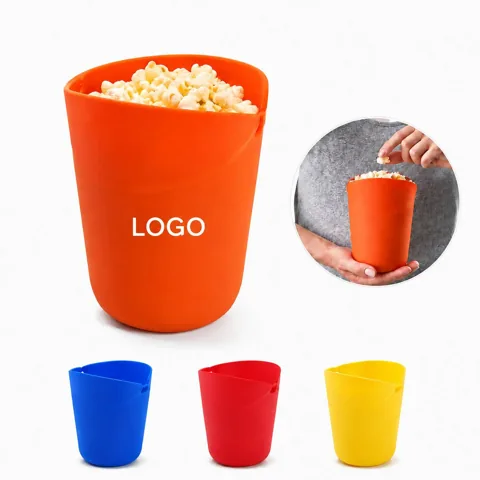 Collapsible Silicone Microwave Popcorn Maker, Reusable