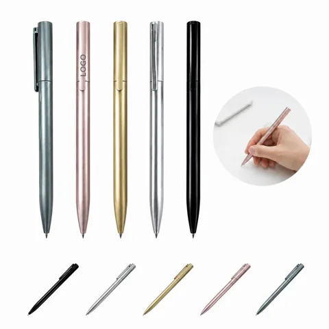 Customizable Black Ballpoint Pen for Business Gifting, 1