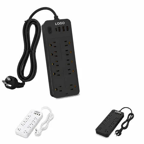 10-Outlet USB-C Power Strip with Surge Protection
