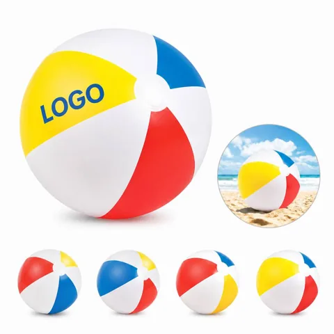 Classic Inflatable Beach Ball for Pool, Party & Outdoor Fun