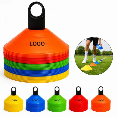 Durable PVC Training Soccer Cones for Agility Drills