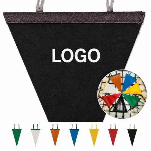 Soft Felt Triangular Banner Hanging Decoration for Cozy