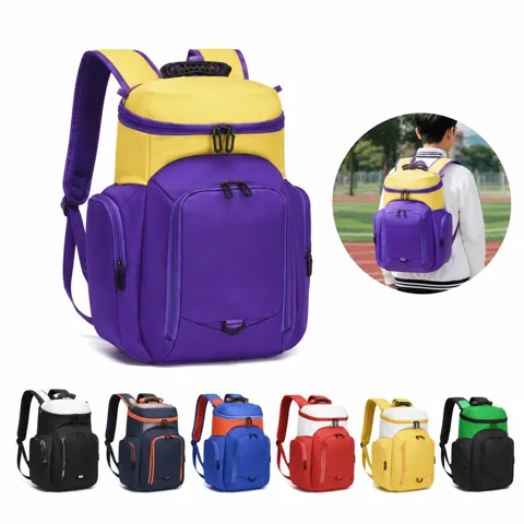 Multi-Compartment Football Training Backpack with Shoe 2