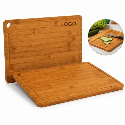 Eco Bamboo Charcoal Cutting Board, Antimicrobial Durable