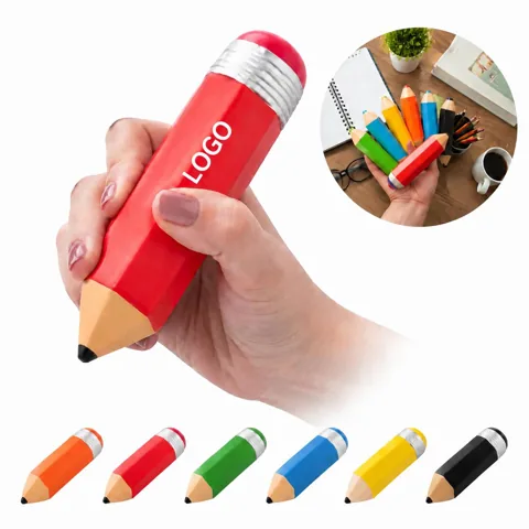 PU Foam Pencil Stress Ball for Anxiety Relief and Focus Aid