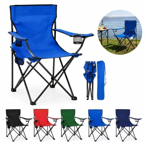 Folding Camping Chair with Cup Holder, Portable Outdoor 2
