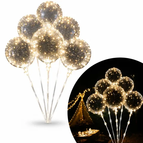 18" LED Glowing Bobo Balloon for Party Decor 2