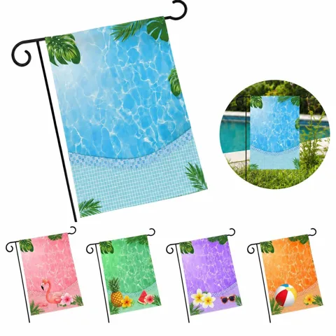 Dual-Sided 12x18 Garden Flag for Outdoor Decor Weather 2