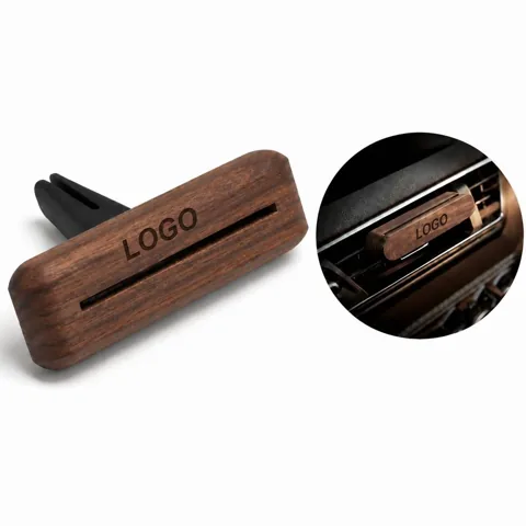 Natural Wood Car Fragrance Box for Subtle In-Car Freshness
