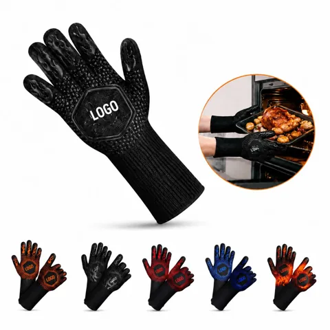 High Temp BBQ Gloves 1472°F Fireproof Heat Resistant