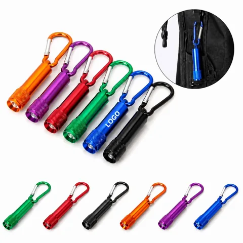 Mini LED Keychain Flashlight, Compact EDC Light for Camping