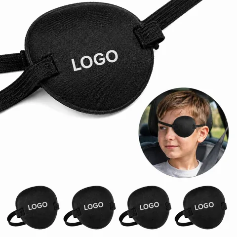 Customizable Polyester Satin Eye Patch for Pirate Costume