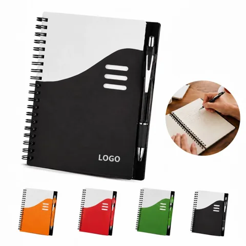 Custom Spiral Productivity Planner with Pen Loop PP Cover