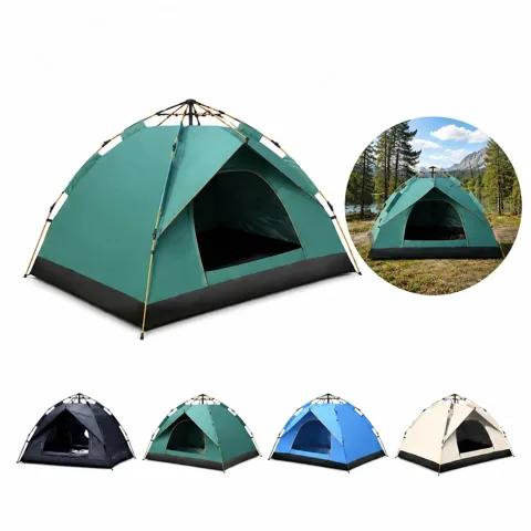 Outdoor Folding Tent with UV Protection and Rainproof Cover 2
