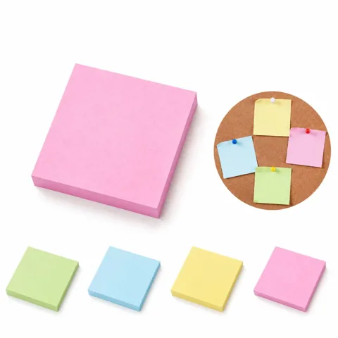 Adhesive Sticky Memo Pad for Office, Promotional Note-Taking 2