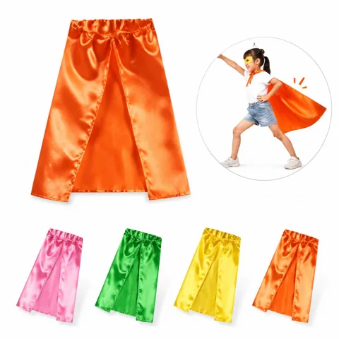 Adjustable Satin Superhero Cape for Kids 2