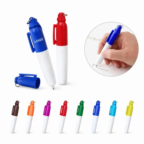 Quick-Dry Marker with Key Ring Cap for Everyday Labeling