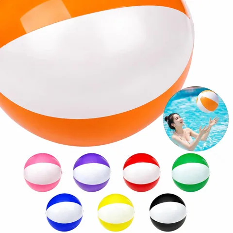 Multicolor PVC Beach Ball Inflatable Toy for Pool and Sand 2