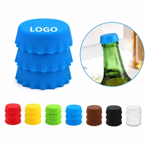 Reusable Eco Silicone Bottle Caps for Airtight Beer Sealing