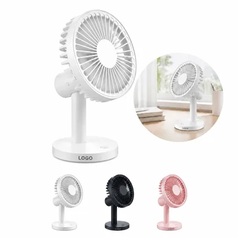 Quiet USB Desktop Fan with Adjustable Tilt Base