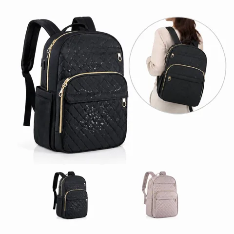 Waterproof Canvas Laptop Backpack for 15.6 Inch Commuter 2